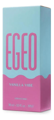 Perfume Feminino Desodorante Colônia 90ml Egeo Vanilla Vibe