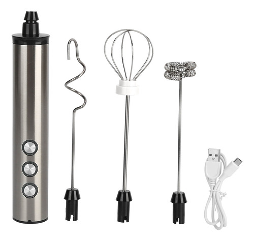 Espumador De Leche Usb De Acero Inoxidable Milk Frother