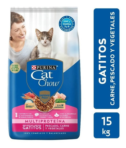 Purina Cat Chow Gatitos X 15 Kg.