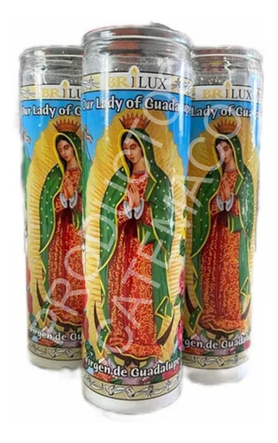 Veladora Virgen De Guadalupe 12 Piezas