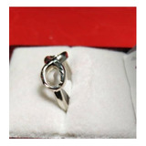 Anillo De Infinito + Aretes De Regalo De Plata Ley 0.925