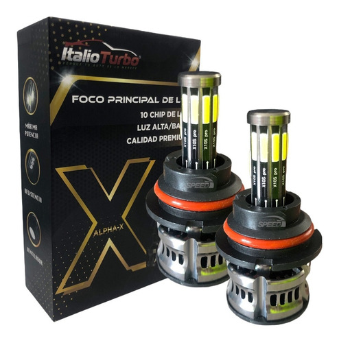 Kit Focos Led Faros Principales 10 Caras Alta/baja Cambus Bs