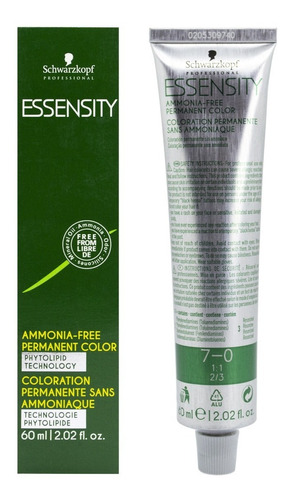 Tintura Schwarzkopf Essensity Coloracion Sin Amoniaco 60ml