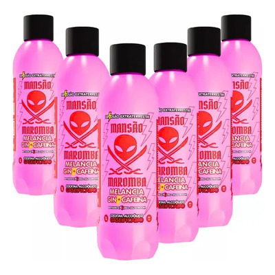 Kit\u002F6 Sabor Energético Mansão Maromba Gin Melancia 1l Toguro | Frete grátis
