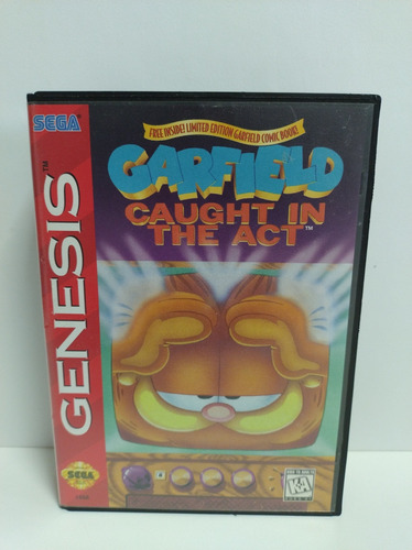 Garfield Caught In The Act Para Mega Drive 