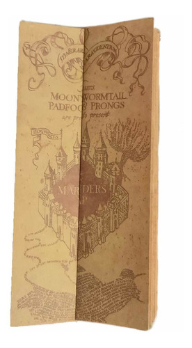 Mapa Merodeador Harry Potter The Marauders Map 100cm X 30cm