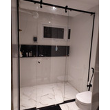 Kit P/ Box Banheiro - Elegance - F2 - 2,50x2,00mts - Black