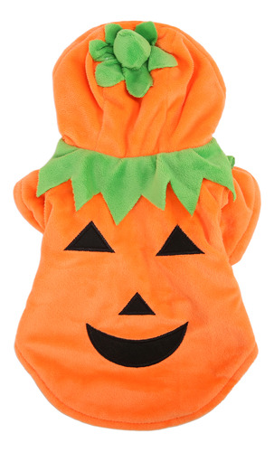 Ropa De Calabaza Para Perro De Halloween, Bonito Y Cálido Di