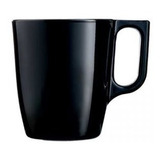 Taza Flashy Black Luminarc 250 Cc Vidrio Casa Valente