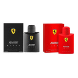 Kit Ferrari Black 125 Ml + Ferrari Red 125 Ml Originais