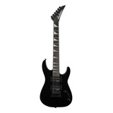 Guitarra Eléctrica Jackson Js Series Dinky Minion Js1x De Álamo Gloss Black Brillante Con Diapasón De Amaranto