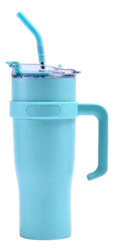 Termo Tipo Taza Cómodo 1.25l Grande Colores Útil Práctico 