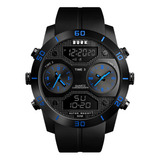 Reloj Deportivo Burk 1355 Cronometro Alarma Led Digital !