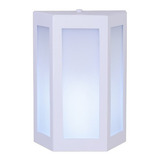 Arandela Luminaria Bolt Trapézio 291 Ideal Lustre Externo Cor Branco 110v/220v