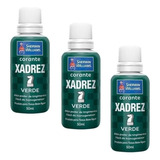 Corante Líquido Bisnaga 50ml Xadrez Verde (3 Unidades)