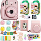 Kit Cámara Fujifilm Instax Mini 11 Funda + Film + Más -rosa