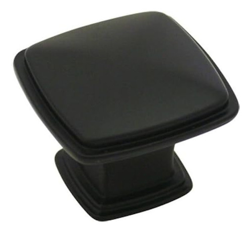 10 Pack 4391fb Flat Black Modern Cabinet Hardware Knob - 1-1