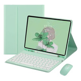 Funda Con Teclado Yeehi / Para iPad Mini 5 / Mint Green