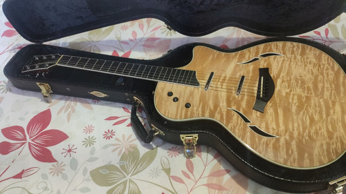 Violão Hibrido Taylor T5 Quilted Maple Aaa Duplo Humbucker