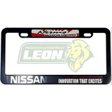 Juego Portaplacas Universal Con Stiker Nissan Nismo