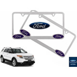 Par Porta Placas Ford Explorer 3.5 2014 Original