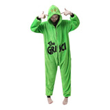 Pijama Mameluco Disfraz Cosplay Grinch