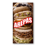 Pendón Publicitario Arepas