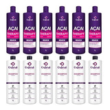  6 Kits Shampoo + Escova Matizadora Açaí - Preço Atacado