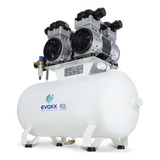 Compressor Odontológico 80l Evoxx Isento De Óleo 4,0 Hp