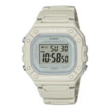 Reloj Casio Sports Digital Original Unisex E-watch Color De La Correa Blanco