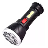 Linterna Con Mini Esfera Rgb Recargable Usb Led Cl-w09 Cob