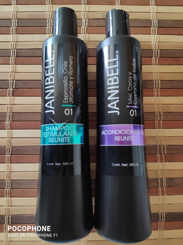 Shampoo Y Acondicionador Reunite Janibell 500ml 