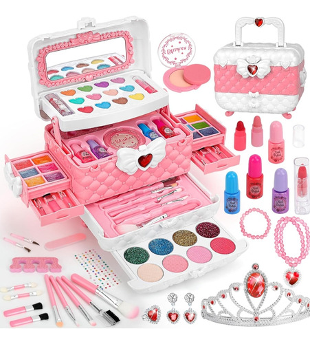 Kit De Maquillaje Para Uso En Niñas. 60 Piezas. 