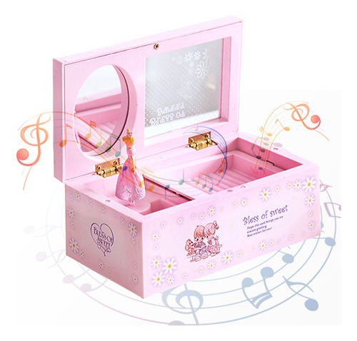 Caja Musical Con Espejo Para Bailarinas De Ballet