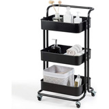 Carrito Organizador Multiuso Importado 3 Niveles Cocina Baño