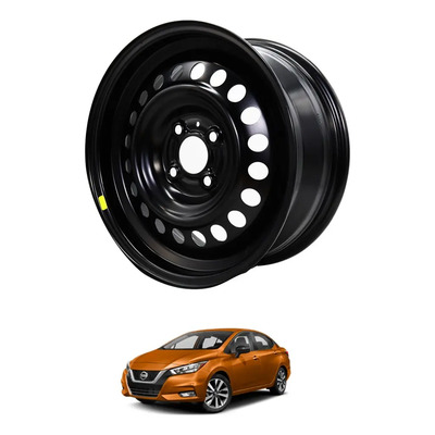 Rin Acero Nissan Versa 2020-2022 15 Pulgadas Color Negro | Meses sin interés