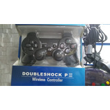 Controle Manete Doubleshoc Ps3 Playstation 3 Sem Fio Wireles