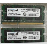 Memória Ram Crucial Ddr3l - 2x 4gb -1600 Sodimm  Mac/pc