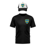 Combo Deportivo Remera + Gorra - Boca Juniors 3