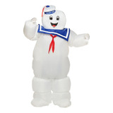Ghostbusters/cazafantasmas, Disfraz/cosplay Traje Inflable Stay Puft Marshmallow Man (hombre Malvadisco) Niño