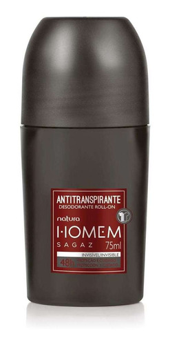 Natura Homem Sagaz Desodorante Rollon Invisivel 75ml