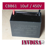 Cbb61 10uf 450v Capacitor De Arranque