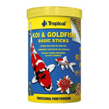 Tropical Alimento Koi & Goldfish Color Sticks 80g Carpas
