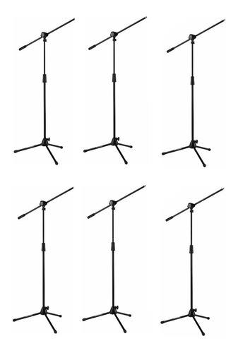 Set 6 Soporte Microfono Hercules Ms-432b 