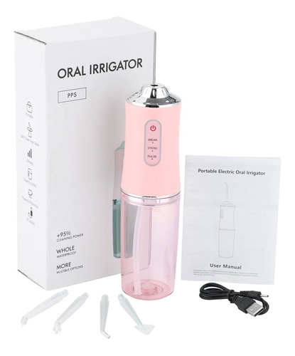 Irrigador Oral Portátil Elétrico Recarregável Pulso Gengival