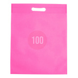 100 Bolsas Tnt De Genero 31x25 Reciclable  40grs