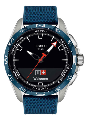 Reloj Digital Tissot T-touch Connect Azul