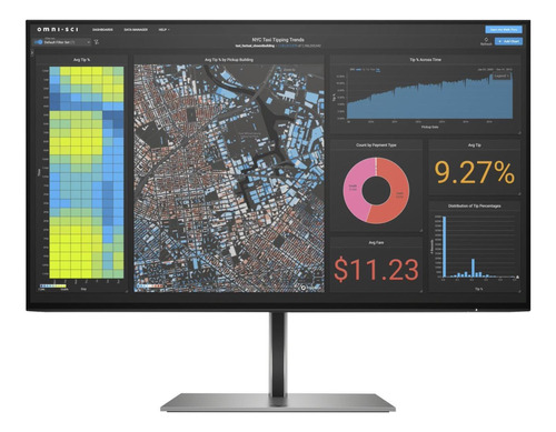 Monitor Hp Z24f G3 Resolución De 1920 X 1080 Fhd De 23,8  -