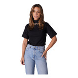 Camiseta Tshirt Blusinha Feminina Algodão Bordada Paetê