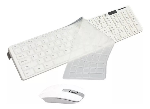 60pz Kit Combo Teclado + Mouse Inalambrico Multimedia Laptop